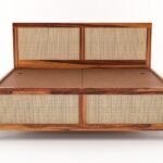 Chitti Sheesham Rattan bed