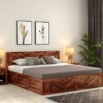 Wooden Street Sheesham bed