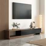 Blanchard Contemporary Marble Top TV Console - Luxurious & Multi-Functional Cabinet for Modern Homes