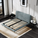 TrueEarth Upholstered Bed Low Profile Bed with Headboard Diwan Type storage - view 6