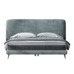 TrueEarth Upholstered Bed Low Profile Bed with Headboard Diwan Type storage - view 4