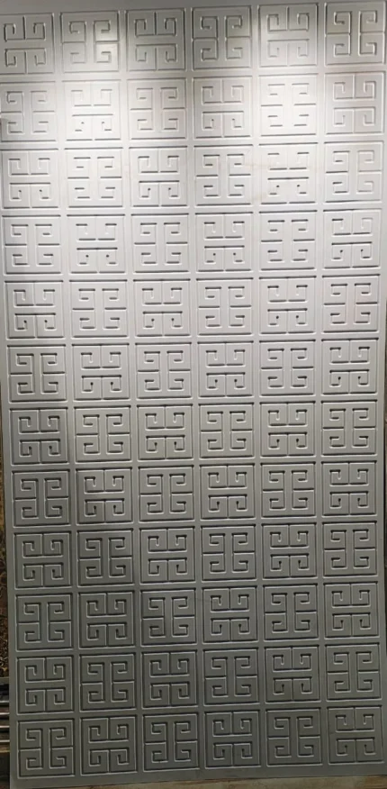 Aura BM-301 Embossed Geometric Wall Panel by Crosby
