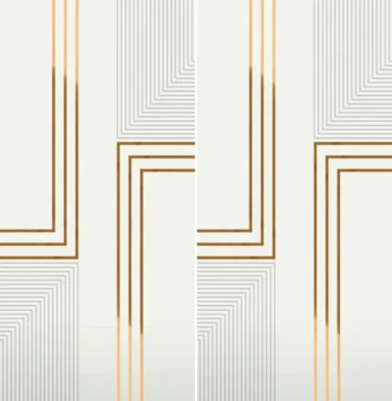 Aura BM-503 Brass Line Inlay Wall Panel by Crosby