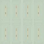 Aura BM-509 Rounded Line Inlay Wall Panel by Crosby