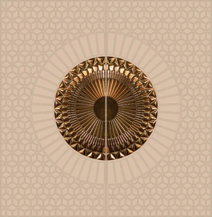 Aura BM-601 Sunburst Medallion Wall Panel by Crosby