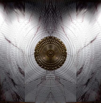 Aura BM-604 Mandala Medallion Wall Panel by Crosby