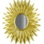 Helios Gilded Leaf Mirror by Crosby