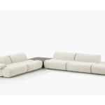 Ivory Corner Modular Sofa by Crosby