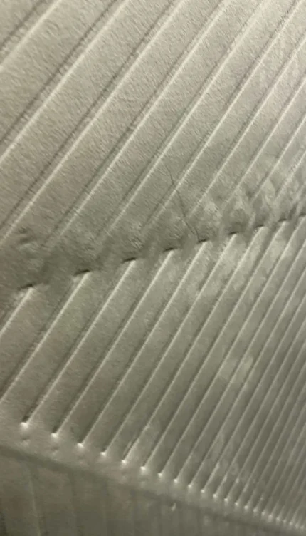 Slik Chevron Velvet Panel by Crosby