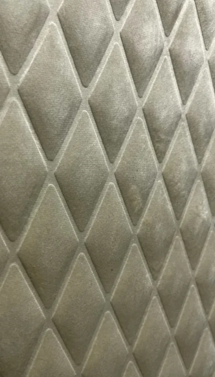 Slik Diamond Velvet Panel by Crosby