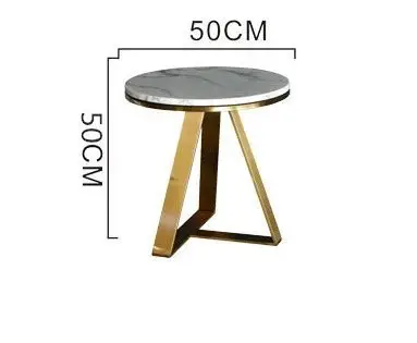 Lennox Ciruclar Marble Coffee Table - Image 3