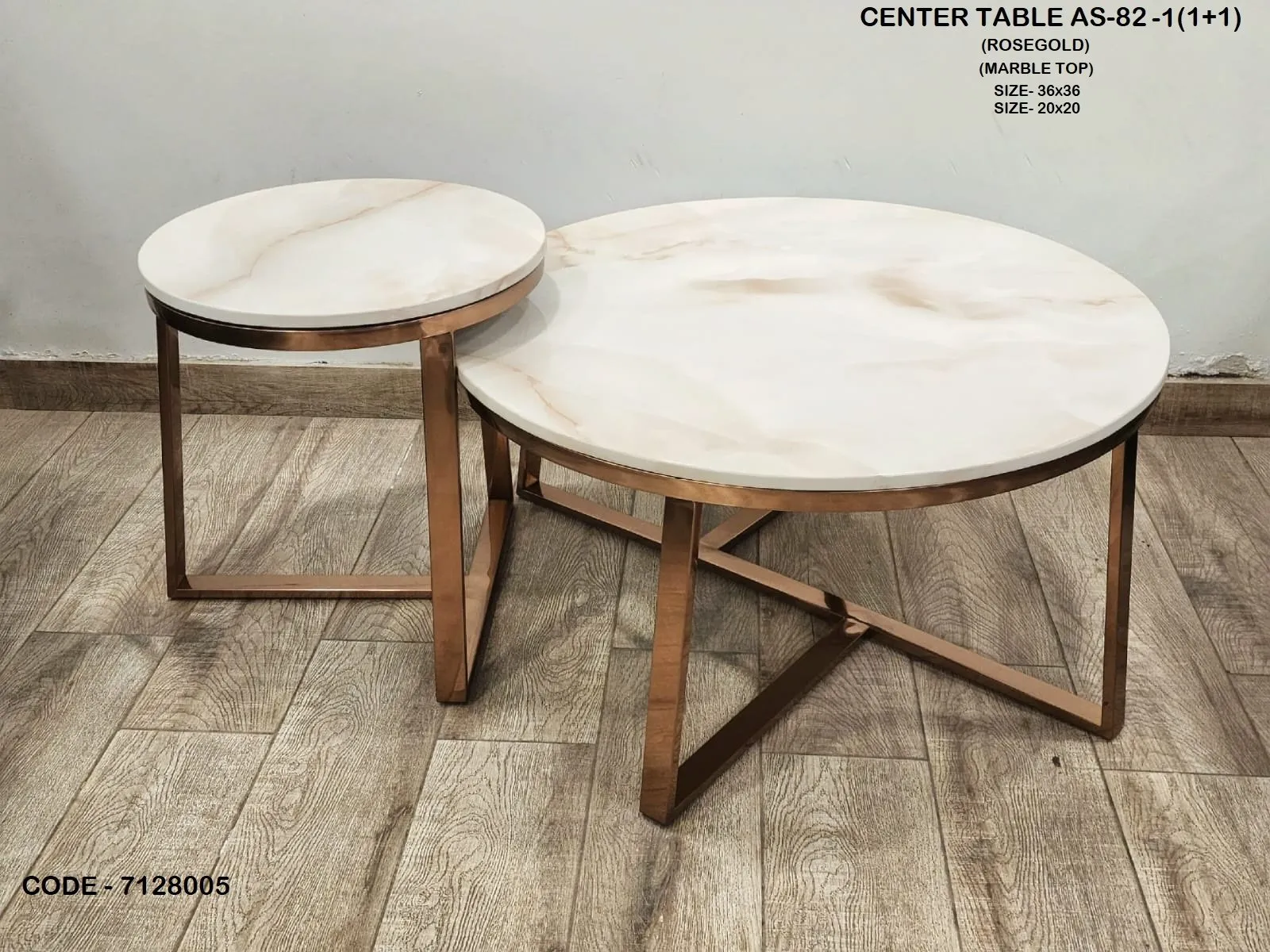 Lennox Ciruclar Marble Coffee Table - Image 4