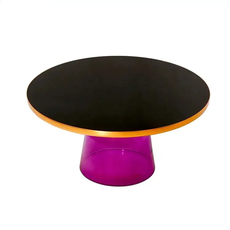 Bell Table: Handcrafted Glass and Brass Coffee Table - Image 4