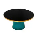 Bell Table: Handcrafted Glass and Brass Coffee Table - Image 3