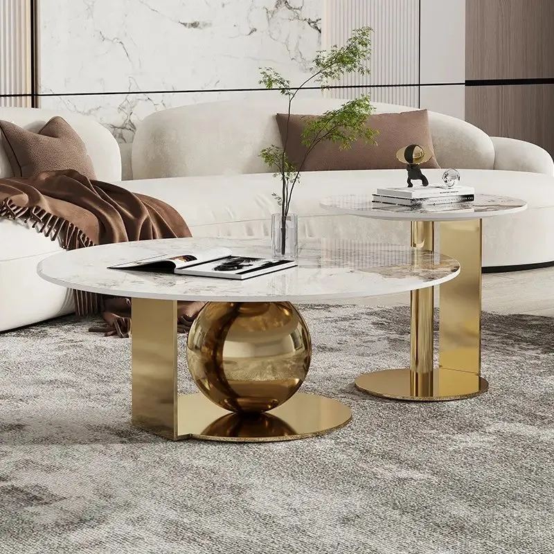 1000127273.jpg Roxy Stainless Steel And Glass Top Coffee Table - Image 1