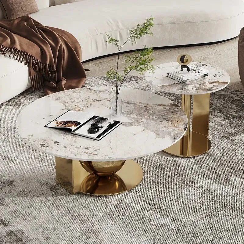 Roxy Stainless Steel And Glass Top Coffee Table - Image 4