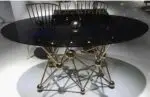 Star Stainless Steel Golden Leg Coffee table - Image 3