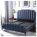 Alpine PU Leather Bed King Size Hydraulic Storage Bed - Image 3