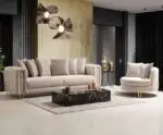 Tuxedo Italian Relaxing Luxury Three Seater Sofa - Image 5