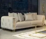 Tuxedo Italian Relaxing Luxury Three Seater Sofa - Image 2