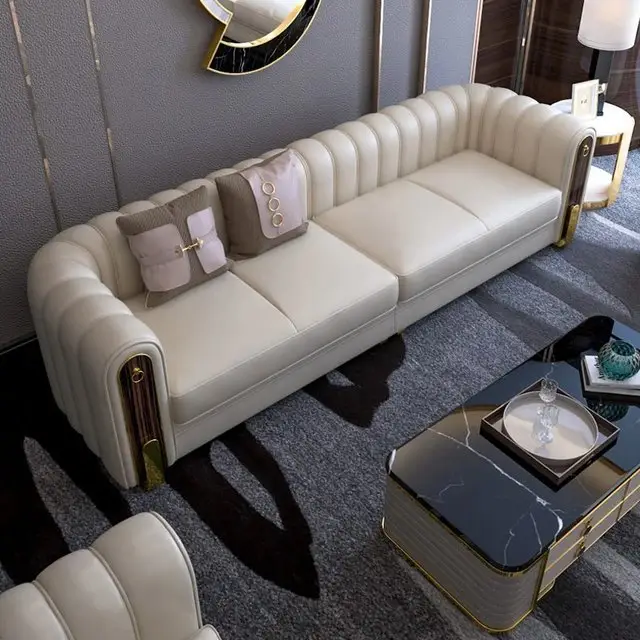 Alexander White 5-Seater Sofa Set - Image 2