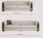 Alexander White 5-Seater Sofa Set - Image 4