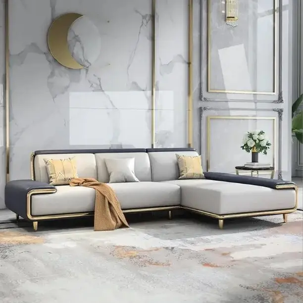 Ganeve L shape Sectional Sofa - Image 5