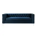Chika Chesterfield Upholstered Velvet Sofa - Image 2