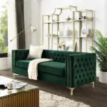 Chika Chesterfield Upholstered Velvet Sofa - Image 6