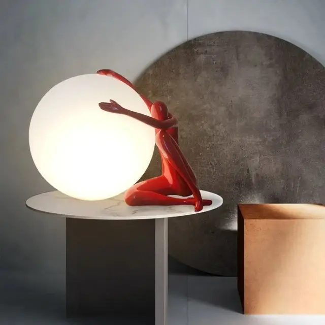 1000045643.jpg Newton table lamp (Red) - Image 1