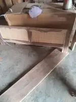 Chitti Sheesham Rattan bed - Image 4