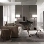 White Hall Elegant Modernity: The Luxe Gold Rectangular Console Table - Image 5