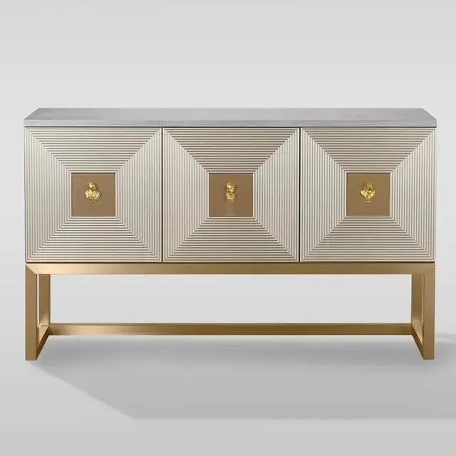 Ferra D HomeCasa: The Ultimate Sideboard for Sophisticated Storage and Style | Stainless steel legs - Image 6