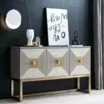 Ferra D HomeCasa: The Ultimate Sideboard for Sophisticated Storage and Style | Stainless steel legs