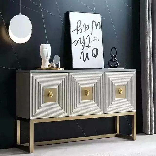 1000047479.jpg Ferra D HomeCasa: The Ultimate Sideboard for Sophisticated Storage and Style | Stainless steel legs - Image 1