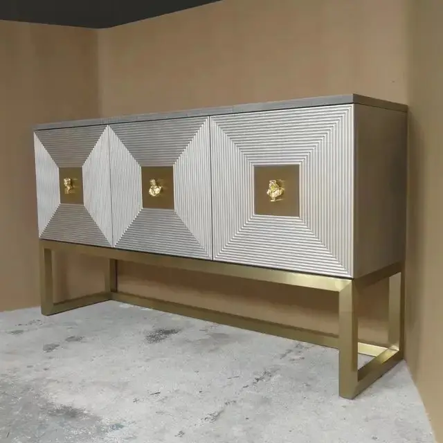 Ferra D HomeCasa: The Ultimate Sideboard for Sophisticated Storage and Style | Stainless steel legs - Image 7