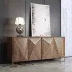 Marvel HomeCasa: The Ultimate Sideboard for Sophisticated Storage and Style | Stainless steel legs - Image 4