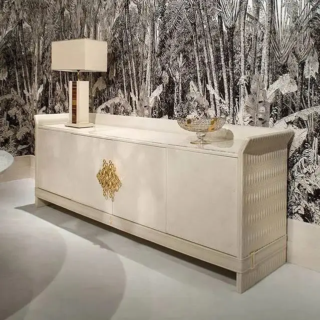 Scorpion Sideboard Unit High Gloss sideboard cabinet with Stainless Steel Base - Image 5
