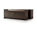Scorpion Sideboard Unit High Gloss sideboard cabinet with Stainless Steel Base - Image 4