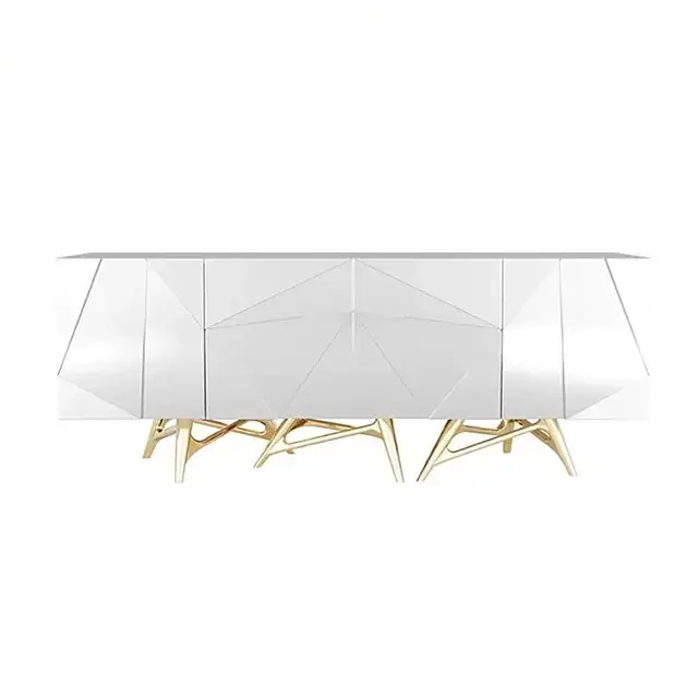 Aron Bar Unit sideboard cabinet with Stainless Steel Base - Image 4