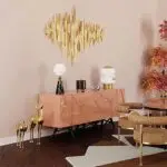 Aron Bar Unit sideboard cabinet with Stainless Steel Base - Image 2