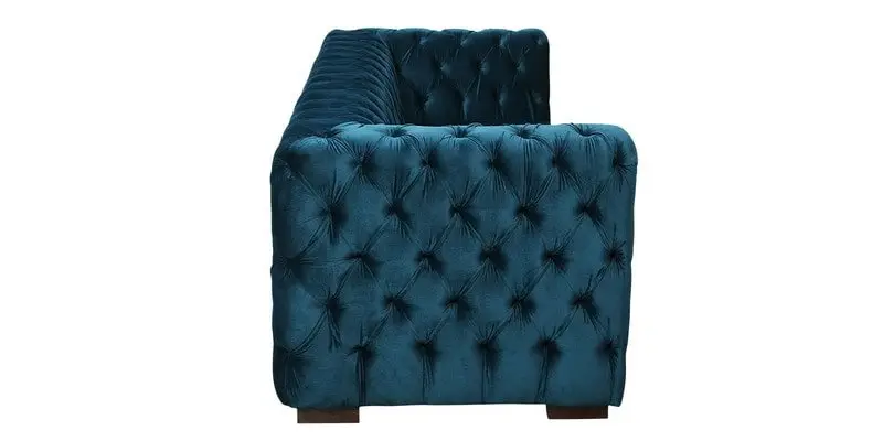 Edison Luxurious Velvet Sofa: Elegant 3-Seater Living Room - Image 3