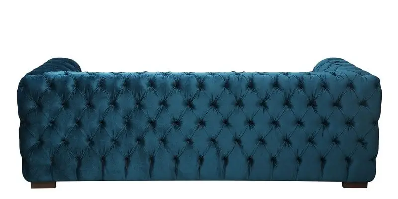 Edison Luxurious Velvet Sofa: Elegant 3-Seater Living Room - Image 9
