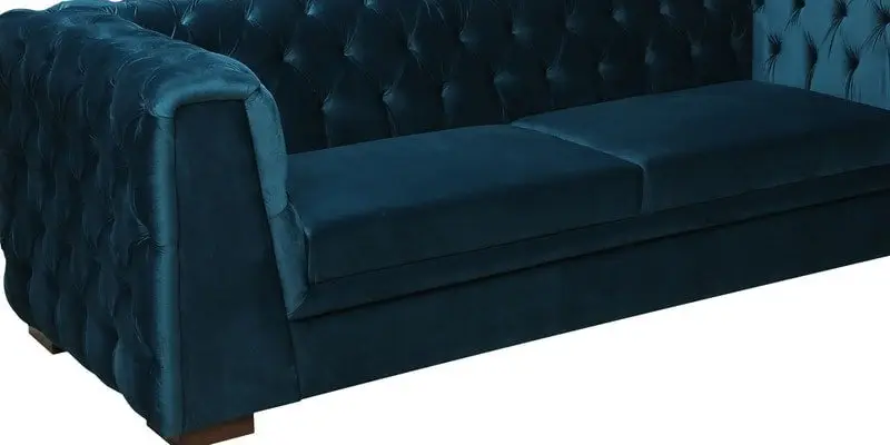 Edison Luxurious Velvet Sofa: Elegant 3-Seater Living Room - Image 2