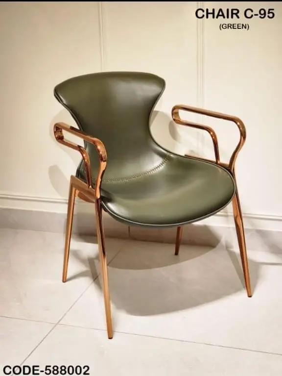 Luxury Modern-Classical Velour Dining Chair | Restaurant Chair: The Pinnacle of Comfort and Style - Image 2
