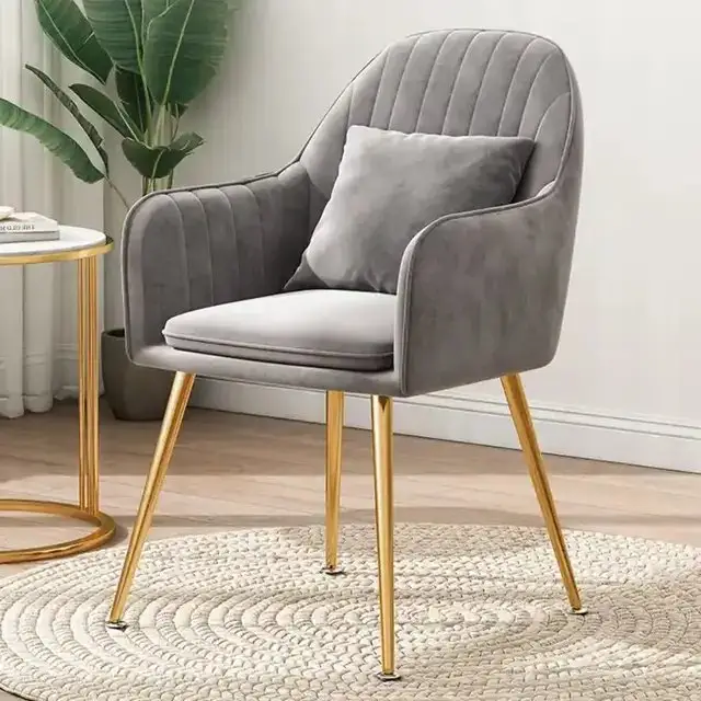 Shimi Stripe Exclusive Modern Design Dining Chair, Restaurant Chair-2pc - Image 2