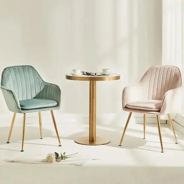 Shimi Stripe Exclusive Modern Design Dining Chair, Restaurant Chair-2pc - Image 8