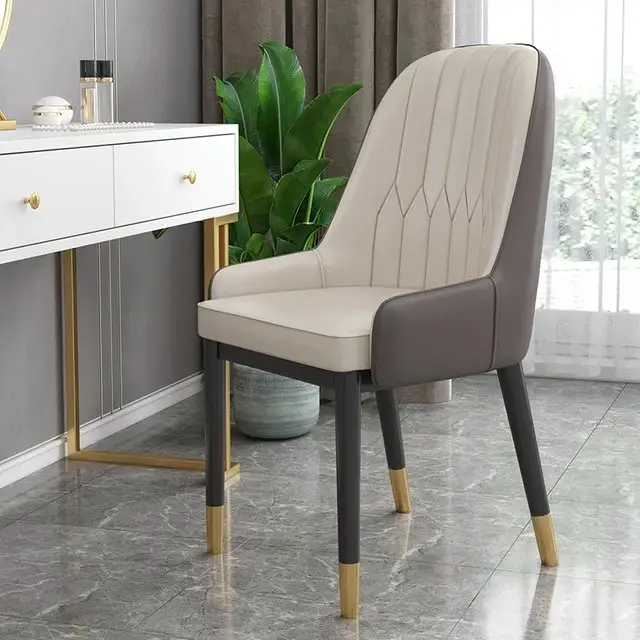 Zenith PU leather Dining Chair | Modern Design Restaurant Chair-2pc - Image 2