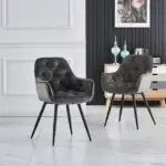 Umi Velvet Dining Chair | Modern Design Restaurant Chair-2pc