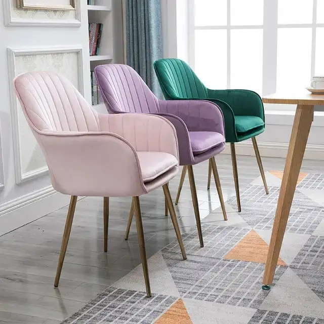 Shimi Stripe Exclusive Modern Design Dining Chair, Restaurant Chair-2pc - Image 16